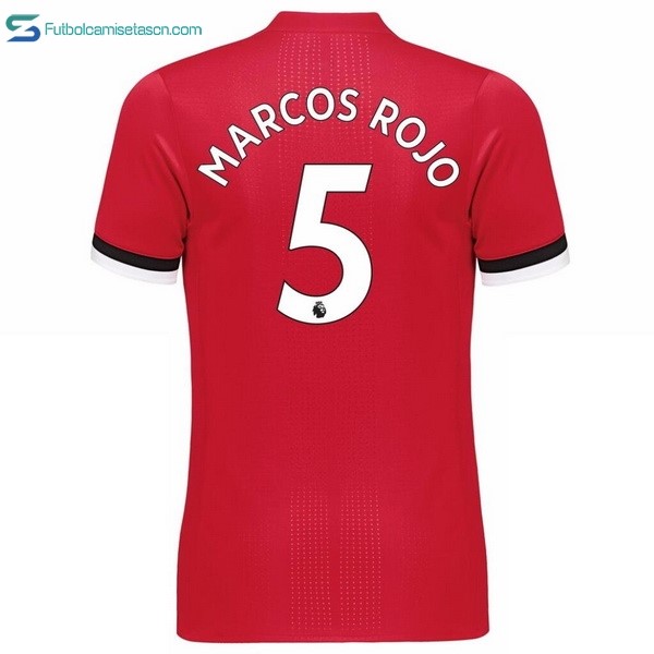 Camiseta Manchester United 1ª Marcos 2017/18